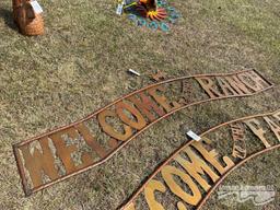 WELCOME TO THE RANCH SIGN