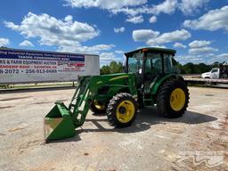 JOHN DEERE 5425 4 WHEEL DRIVE TRACTOR WITH FRONT END LOADER