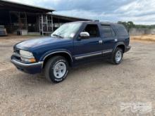 1999 Chevrolet Blazer Multipurpose Vehicle (MPV), VIN # 1GNCS13W6X2111283