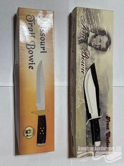 (2) FIXED BLADE KNIVES