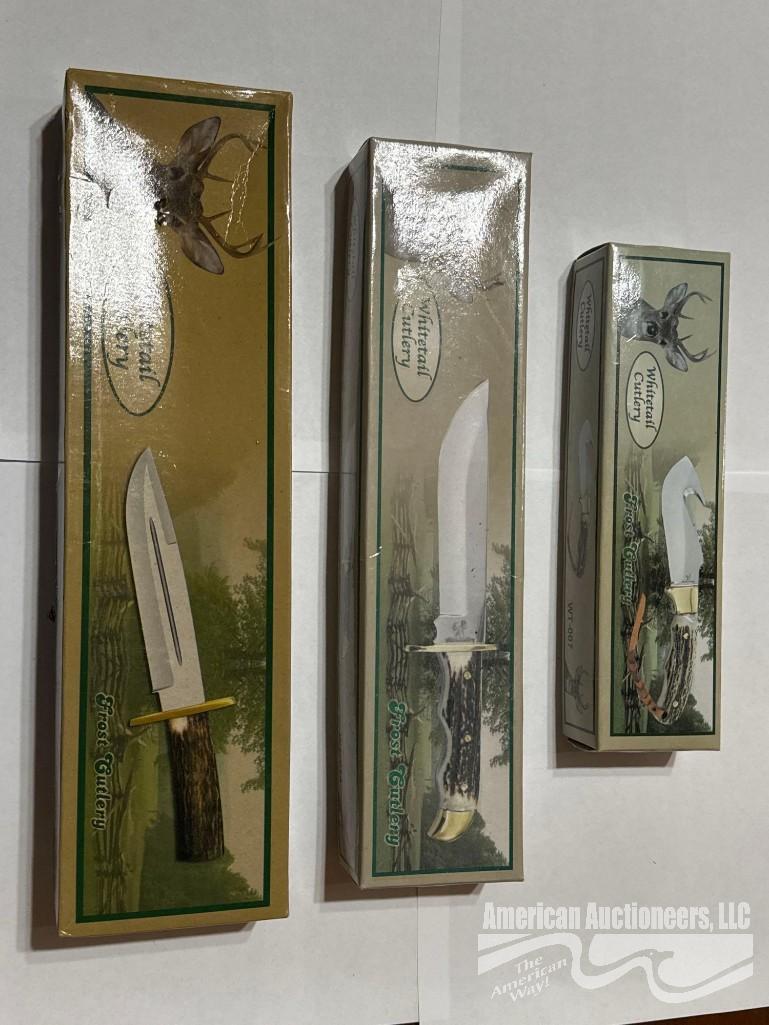 (3) FIXED BLADE KNIVES