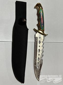 (2) FIXED BLADE KNIVES