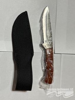 (2) FIXED BLADE KNIVES
