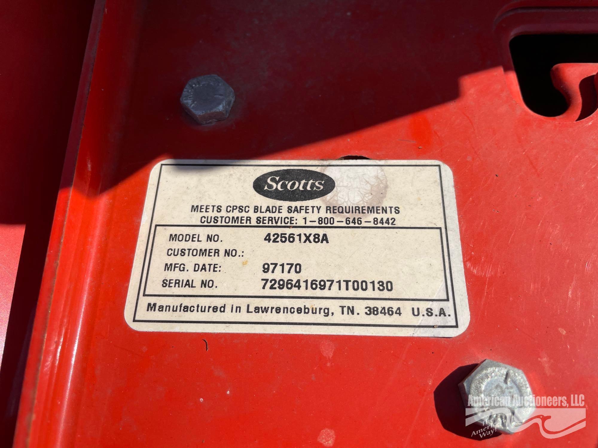 SCOTTS RIDING LAWN MOWER