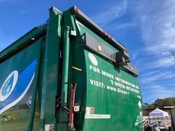 2010 Peterbilt 320 Front Load Trash Truck 38 Cu Yard Packer, VIN # 3BPZL20X1AF107617