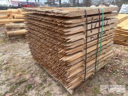 (1200) 4' VEGETABLE STAKES 1 X 1