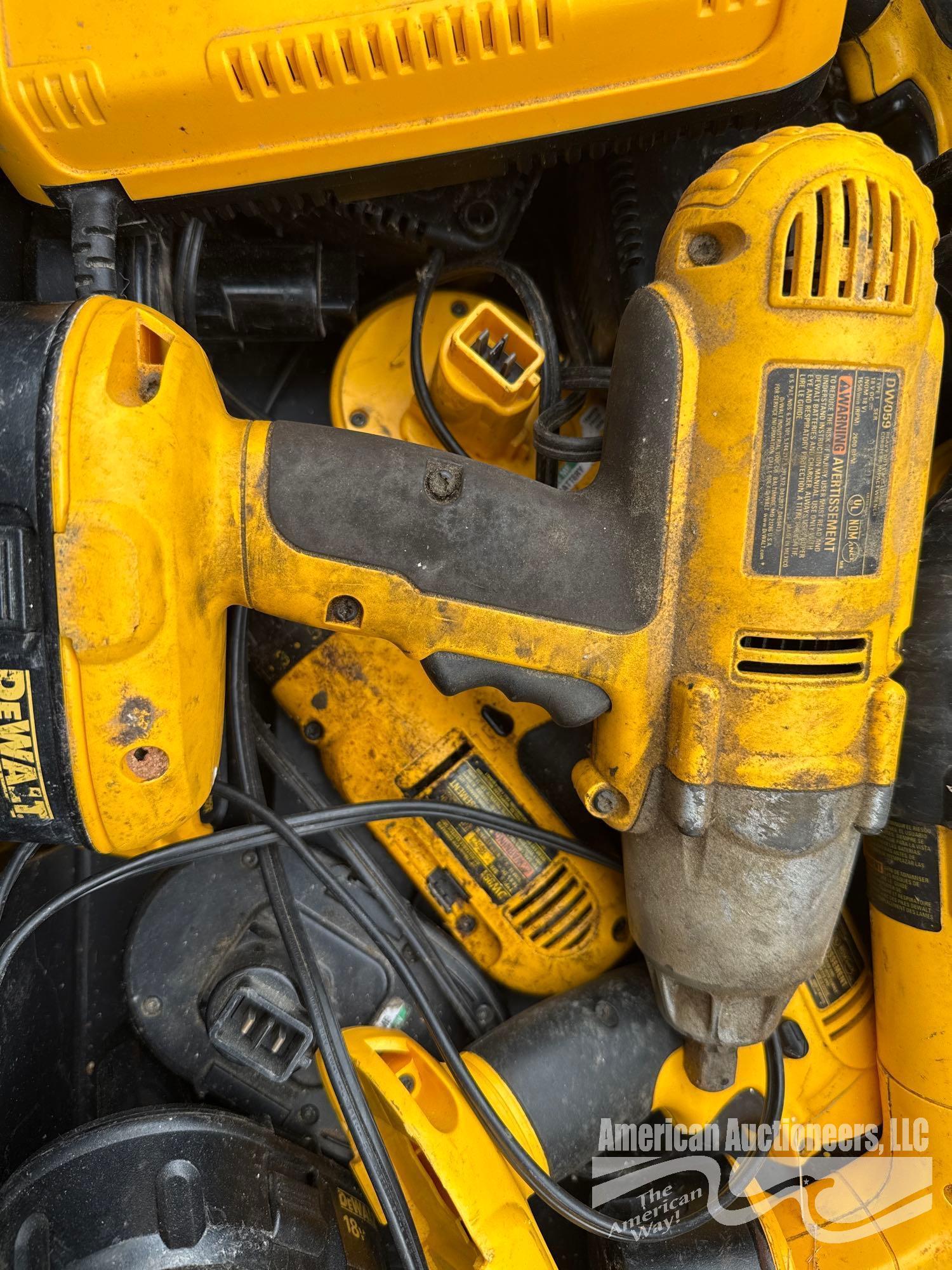 SEVERAL DEWALT POWER TOOLS