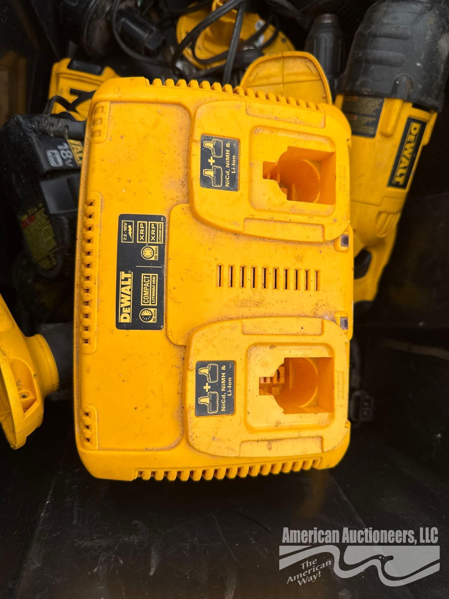 SEVERAL DEWALT POWER TOOLS