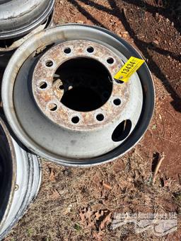 SET OF (4) SEMI WHEELS 22.5