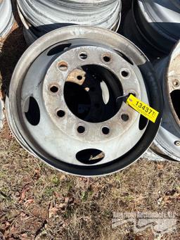 SET OF (4) SEMI WHEELS 22.5
