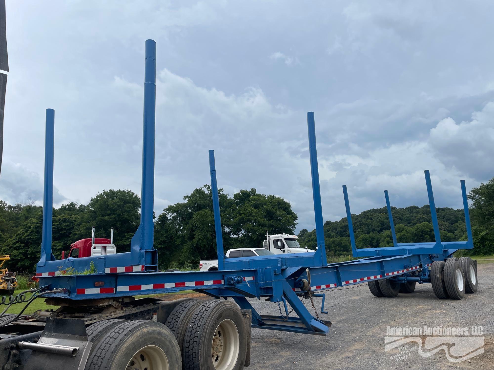 19696 4 BOLSTER LOG TRAILER
