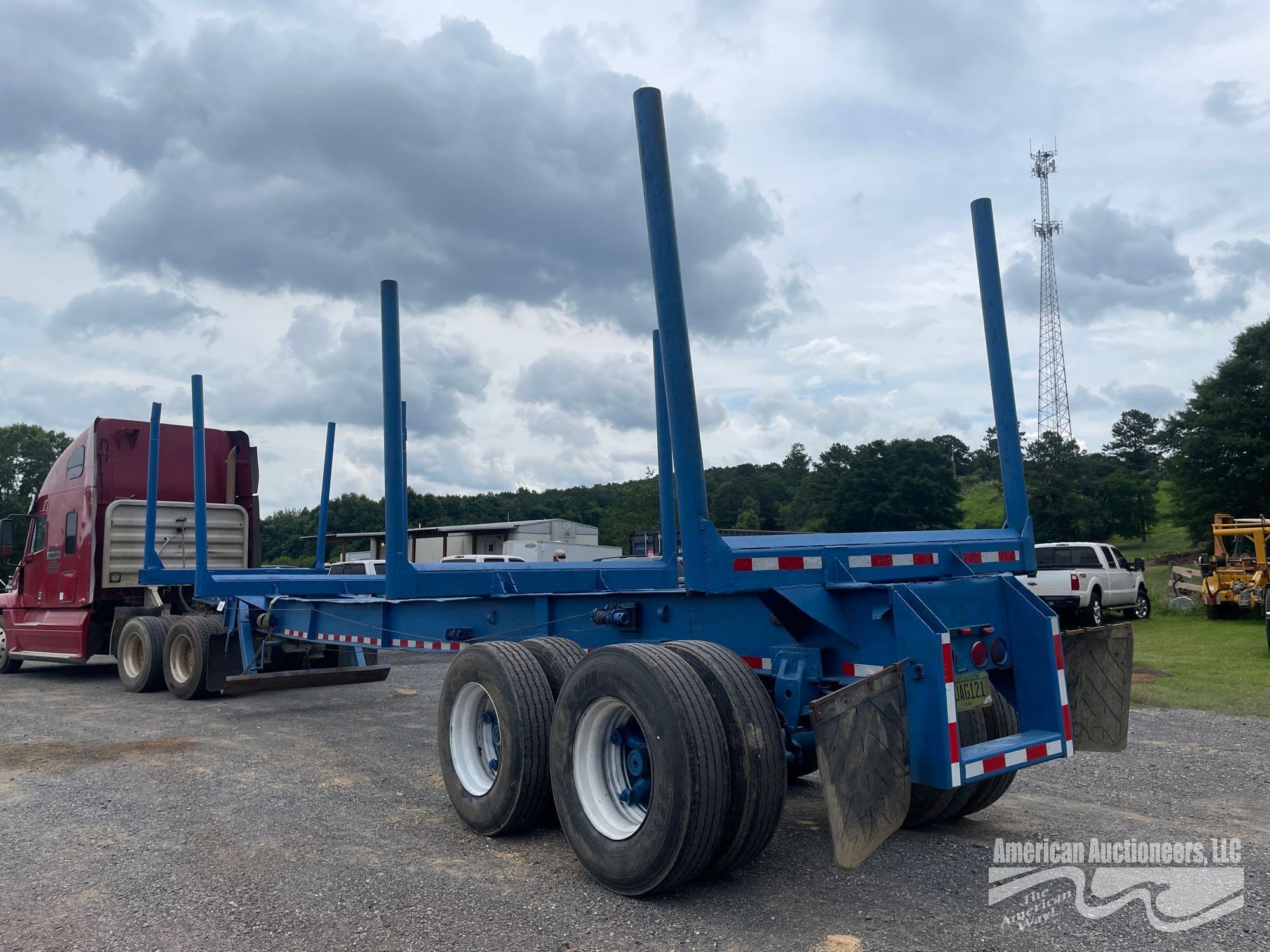19696 4 BOLSTER LOG TRAILER