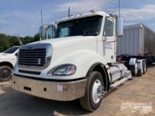 2008 Freightliner Tri Axle Heavy Haul Columbia 120 Truck, VIN # 1FUNA6AVX8DAA7274