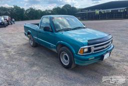 1996 Chevrolet S10 Pickup Truck, VIN # 1GCCS14X6T8142945, *INOPERABLE *FLOOD DAMAGE