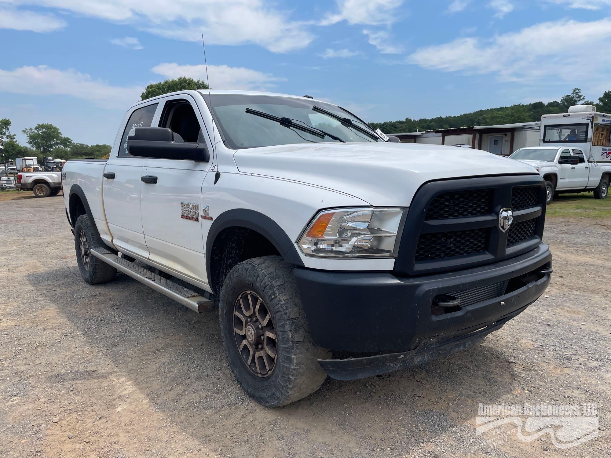 2015 Ram 3500 Pickup Truck, VIN # 3C63R3CL2FG585265, *INOPERABLE