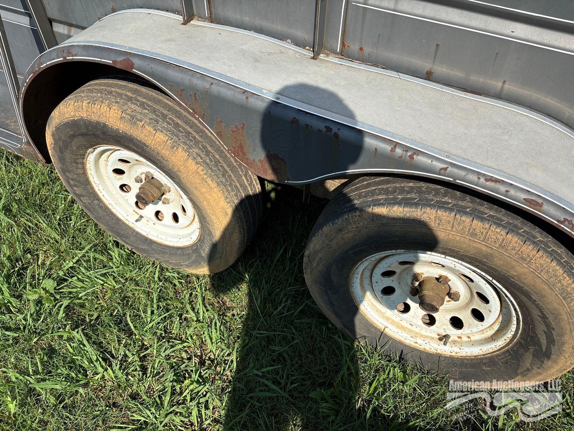 PONDEROSA 16' T/A CATTLE TRAILER