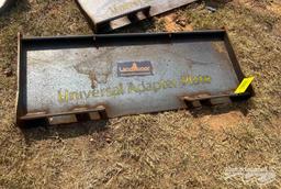 UNIVERSAL ADAPTER SKID STEER PLATE
