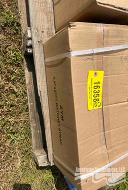 BOX OF 32 PCS 2''X27FT-5T RATCHET STARPS AND 10 PCS OF 1 1/2''X27FT-3T RATCHET STRAPS
