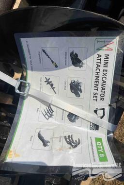 MINI EXCAVATOR ATTACH SET