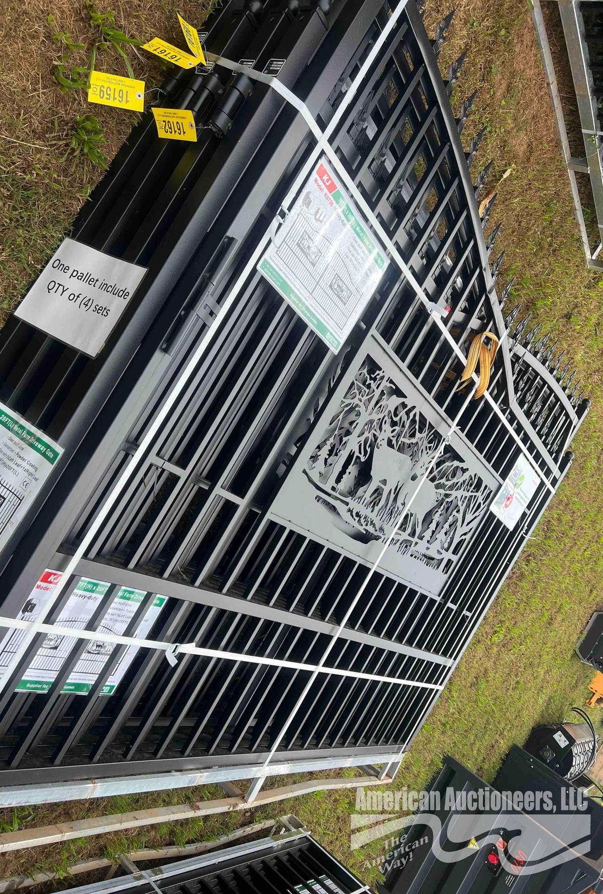 7FTX20FT METAL FARM GATE