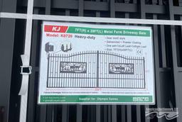 7FTX20FT METAL FARM GATE