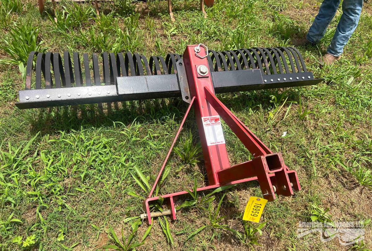 3PTH 6' GRAVEL RAKE