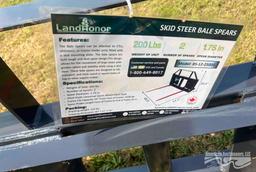 48.9'' LAND HONOR SKID STEER BALE SPEARS