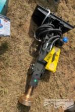 GIYI MINI SKID STEER PILE HAMMER