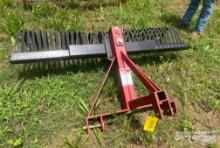 3PTH 6' GRAVEL RAKE