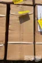 BOX OF 32 PCS 2''X27FT-5T RATCHET STARPS AND 10 PCS OF 1 1/2''X27FT-3T RATCHET STRAPS