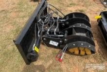 QUICK ATTACH HYD SKID STEER CLAMP GRABBER