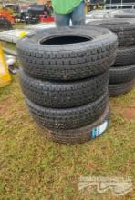 SET OF 4 MONTREAL RADIAL S/T ST205/75 R15 TIRES
