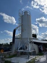 275 BARREL CEMENT SILO W/ ELECTRIC UNLOADING AUGER