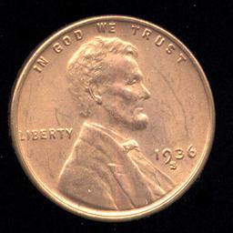 1936-S ... BU RED GEM / UNC ... Lincoln Cent