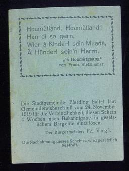 Notgeld ... #63 ... UNC