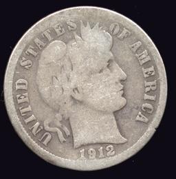 1912-D ... Better Date ... Barber Dime