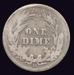 1912-D ... Better Date ... Barber Dime