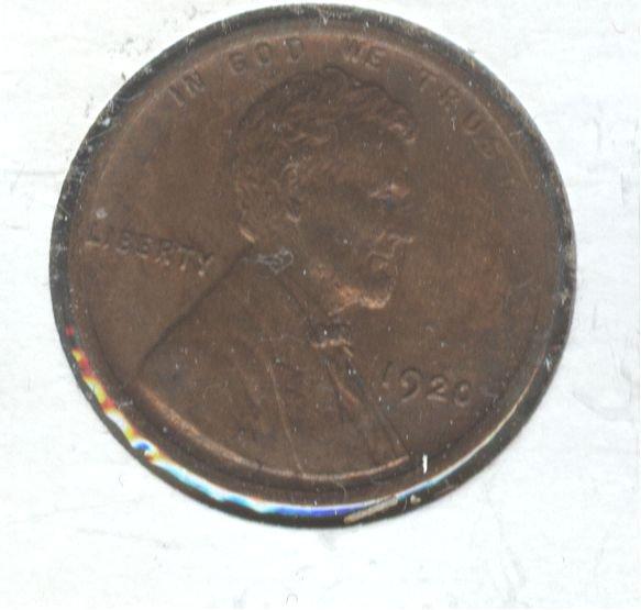 1920 LINCOLN CENT