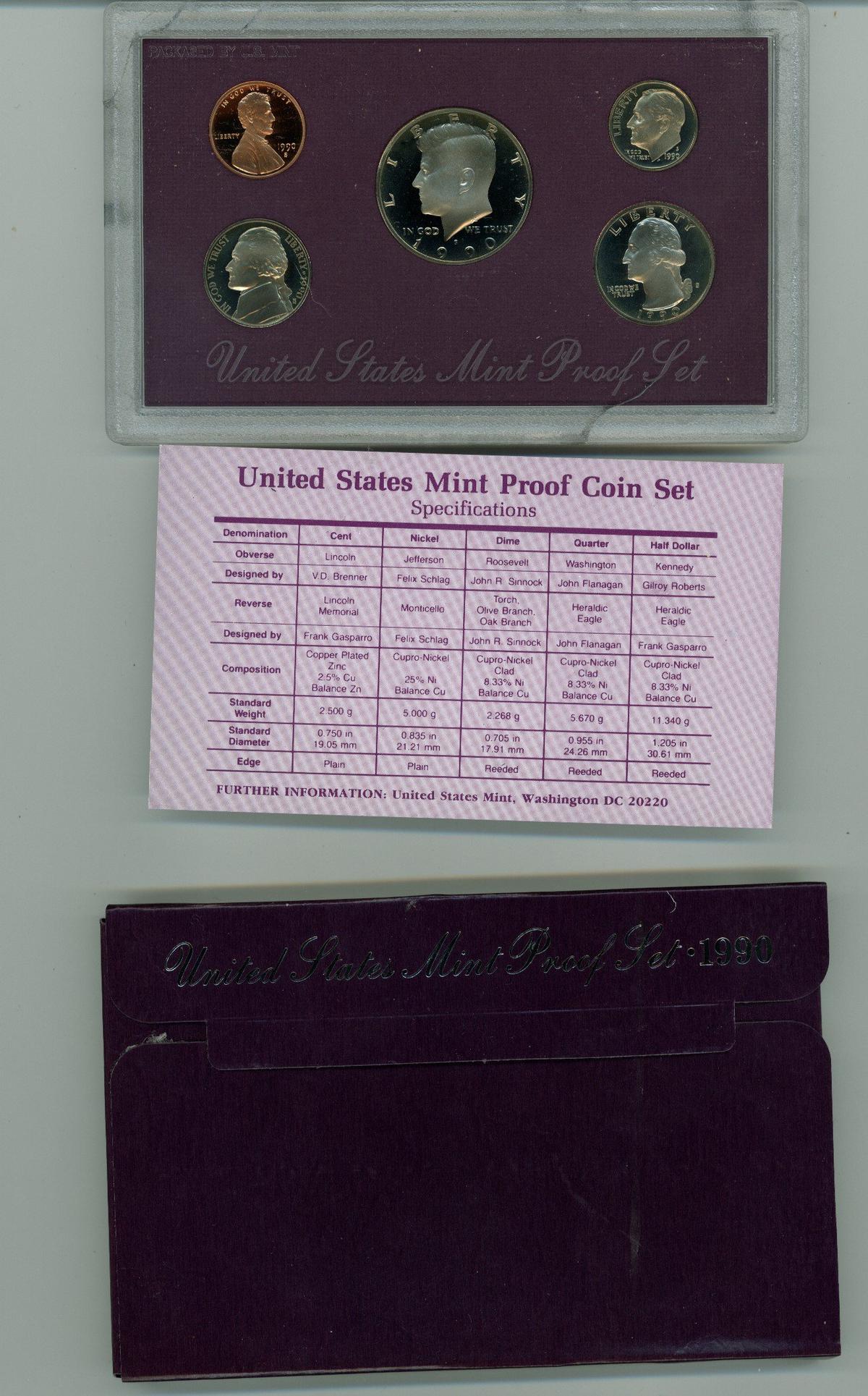 1990 U.S. PROOF SET