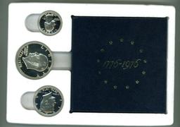 1976 U.S. SILVER 3 COIN PROOF SET
