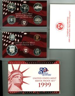 1999 SILVER PROOF SET