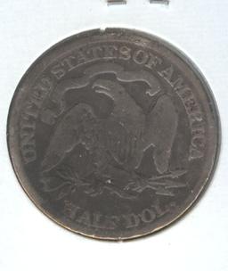 1877 SEATED LIBERTY HALF