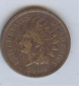 1909-S INDIAN HEAD CENT
