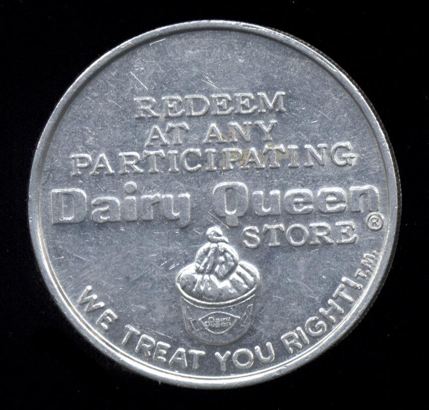Dairy Queen ... Good for 40 Cents ... Old Token
