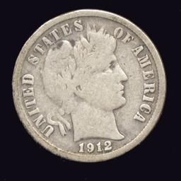 1912-D ... Better Date ... Barber Dime