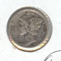 1916-S MERCURY DIME
