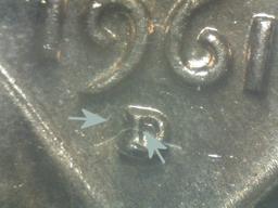 1961-D/D LINCOLN CENT