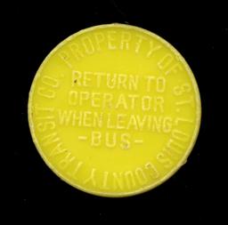 saint Louis, MO ... Old Bus Token