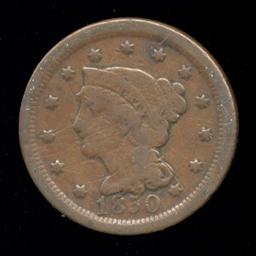 1850  ...  Grade = Very Good+  ...  Large Cent