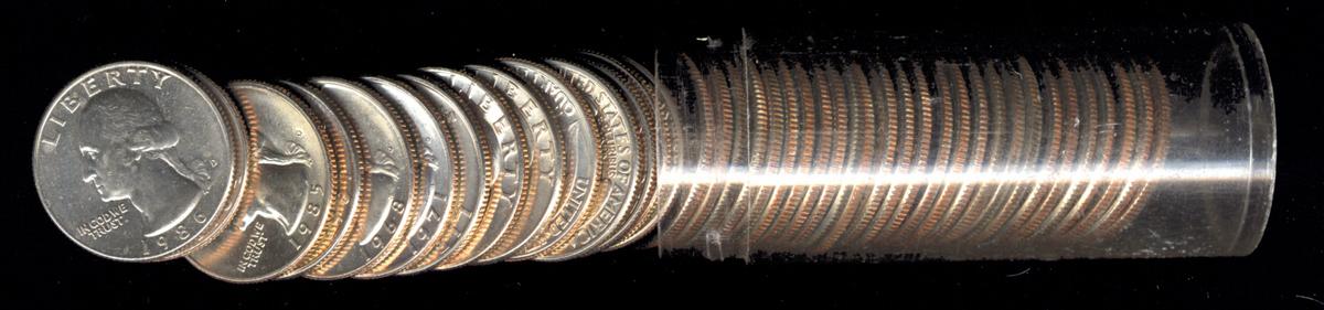 1970's-1980's ... BU  UNC ...  Quarter Roll